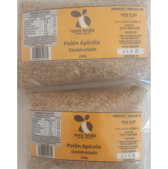 Polén Apícola Ouro Bruto 02 Unidade 250 gramas
