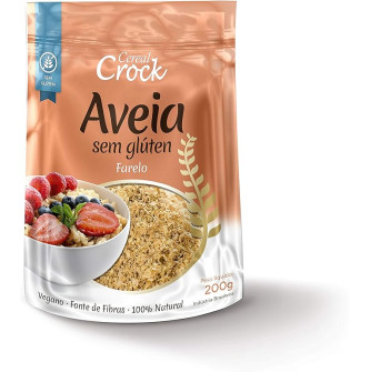 Farelo de aveia cereal crock 200g