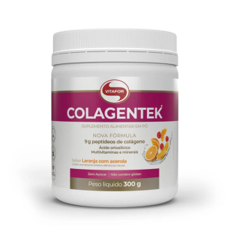 Colagentek Pote 300g Laranja com acerola - Vitafor