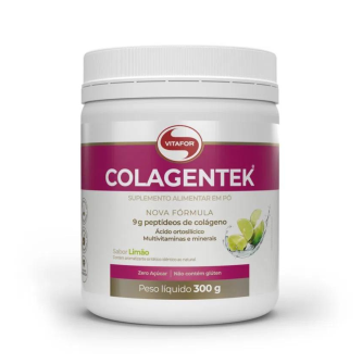 Colagentek pote 300g limão - Vitafor