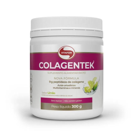 Colagentek pote 300g limão - Vitafor