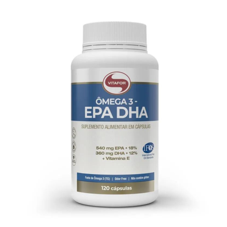 Omega 3 EPA E DHA 120 Capsulas 1000mg - Vitafor