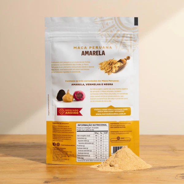 Maca Peruana Amarela 100g Maca Peruana Amarela 100g